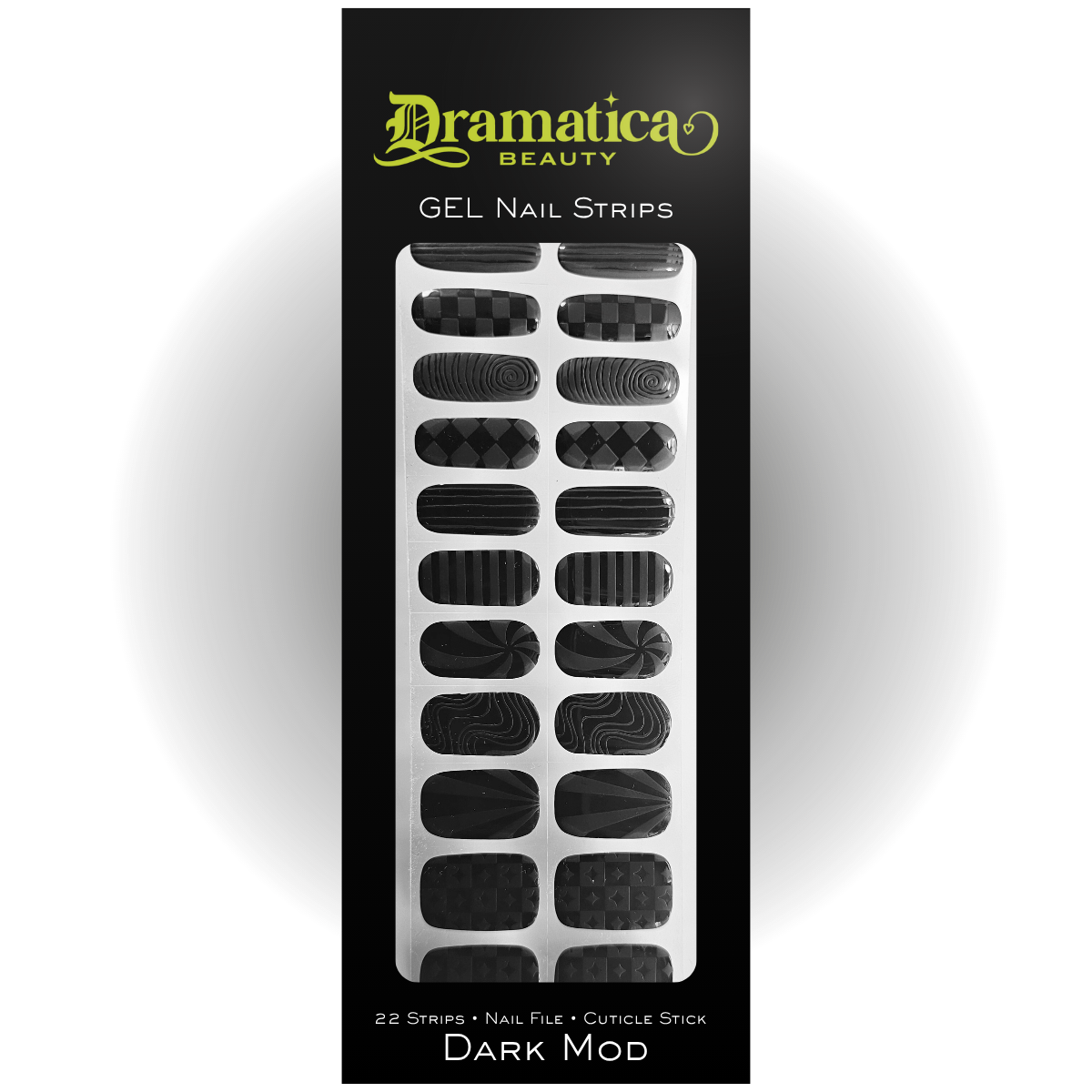Dark Mod Gel Nail Strips – Dramatica Beauty