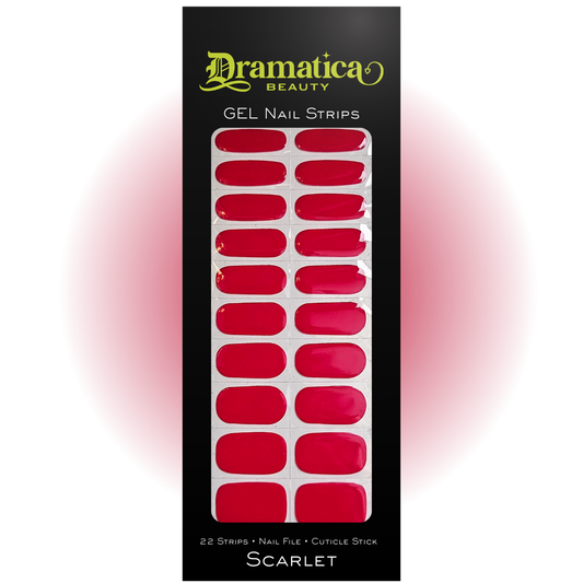 Scarlet Gel Nail Strips