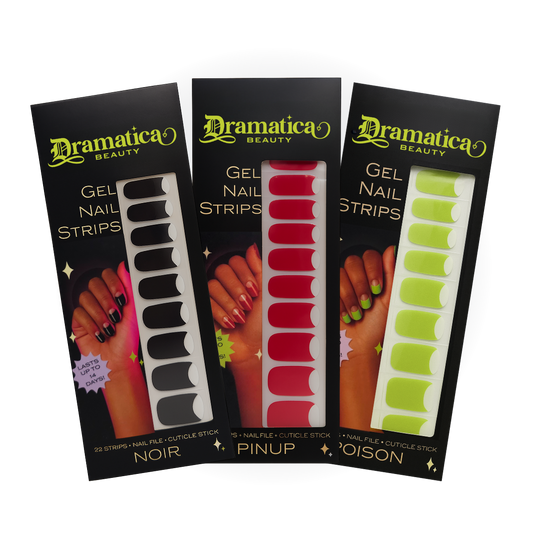Half-moon Gel Nail Strips Bundle