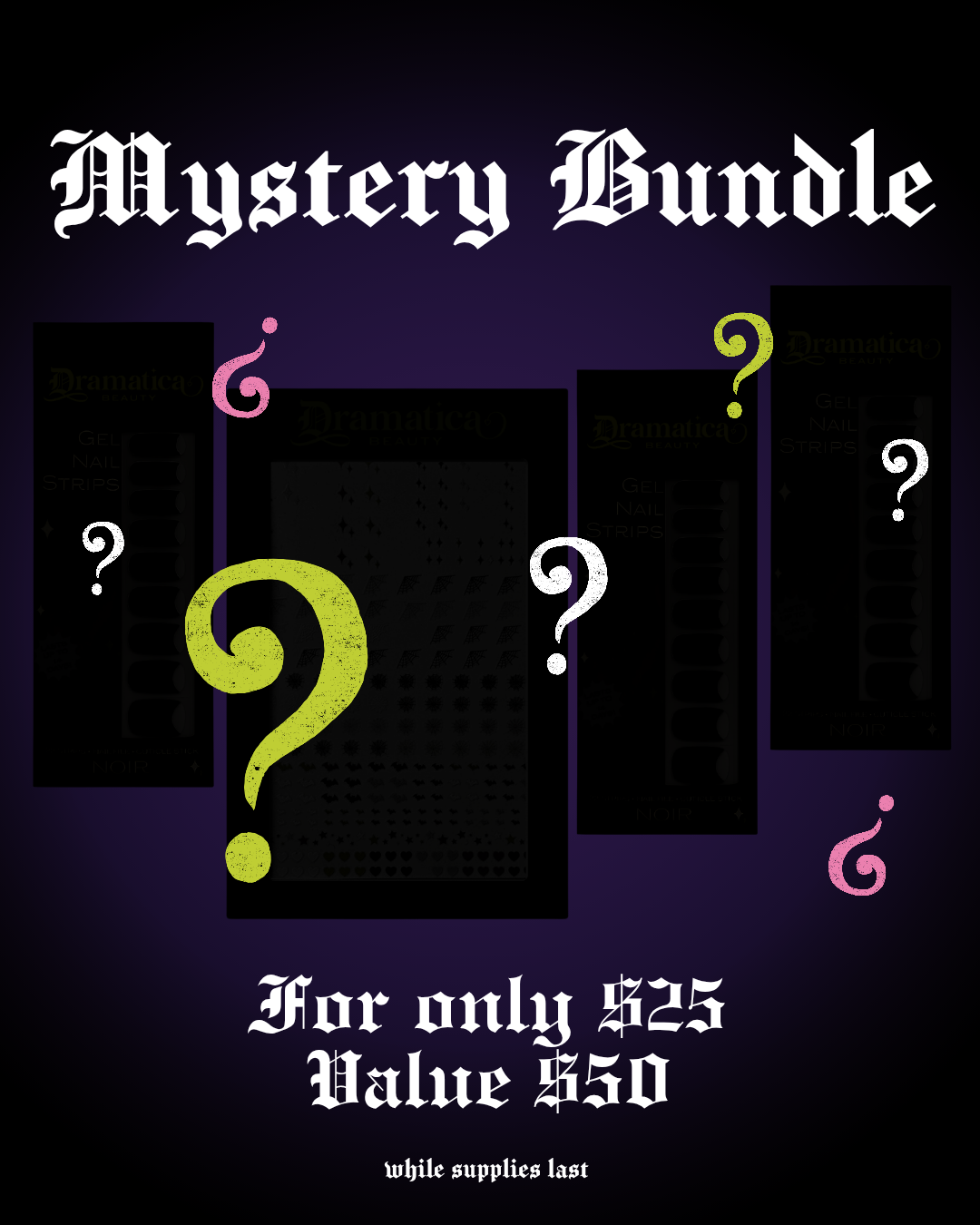 Mystery Bundle – Surprise Nail Strips + Sticker Sheet